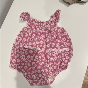 Pink Floral Kids Bodysuit